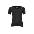 Noir - Front - SOLS Sydney - T-shirt de sport à manches courtes - Femme