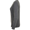 Anthracite marne - Side - SOLS Griffith - Cardigan manches longues à col V - Femme