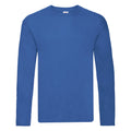 Bleu roi - Front - Fruit Of The Loom - T-shirt manches longues ORIGINAL - Homme