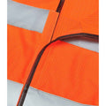 Orange fluo - Back - Warrior - Gilet haute visibilité - Adulte