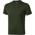 Vert militaire - Front - Elevate - T-shirt manches courtes Nanaimo - Homme