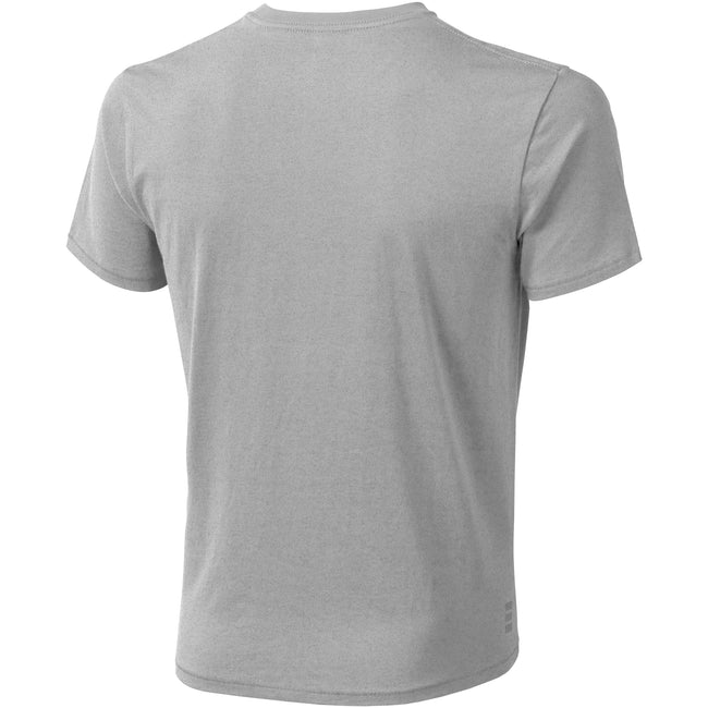 Gris - Back - Elevate - T-shirt manches courtes Nanaimo - Homme