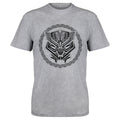 Gris chiné - Front - Black Panther - T-shirt - Homme