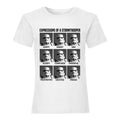 Blanc - gris - Front - Star Wars - T-shirt EXPRESSIONS OF A STORMTROOPER - Femme