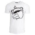 Blanc - Front - Fortnite - T-shirt motif imprimé ' Burger Head' - Adulte mixte