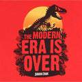 Rouge - Noir - Back - Jurassic Park - T-shirt MODERN ERA IS OVER - Enfant