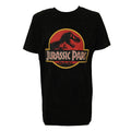 Gris - Rouge - Jaune - Front - Jurassic Park - T-shirt - Enfant
