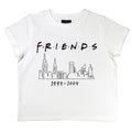 Blanc - Lifestyle - Friends - T-shirt court NYC DATES - Fille
