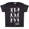 Noir - Side - Fortnite - T-shirt DANCING - Garçon