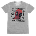 Gris chiné - Front - Deadpool - T-shirt CHIMICHANGAS - Femme
