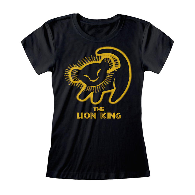 Noir - Front - The Lion King - T-shirt - Femme