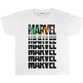 Blanc - Side - Marvel - T-shirt - Garçon