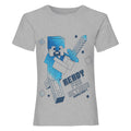 Gris chiné - Front - Minecraft - T-shirt READY FOR ACTION - Fille