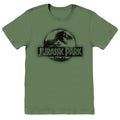 Kaki - Front - Jurassic Park - T-shirt CLASSIC - Homme