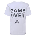 Blanc - Back - Playstation - T-shirt GAME OVER - Garçon