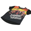 Noir - Side - Jurassic World - T-shirt VOLCANIC ERUPTION - Garçon