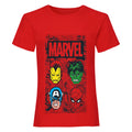 Rouge - Front - Marvel - T-shirt - Fille