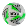Blanc - vert - Front - Mitre - Ballon de futsal IMPEL