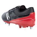 Noir - Rouge - Side - Canterbury - Chaussures de rugby PHOENIX RAZE SG - Enfant