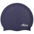 Bleu marine - Front - SwimTech - Bonnet de bain - Adulte