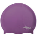 Violet - Front - SwimTech - Bonnet de bain - Adulte