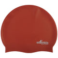 Rouge - Front - SwimTech - Bonnet de bain - Adulte