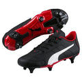 Noir - blanc - rouge - Front - Puma - Chaussures de foot CLASSICO SG - Enfant