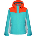 Bleu - orange - Front - Dare 2B - Manteau de ski PROSPERITY - Femme