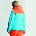 Bleu - orange - Side - Dare 2B - Manteau de ski PROSPERITY - Femme