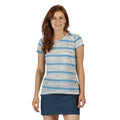 Bleu - Back - Regatta - T-shirt manches courtes LIMONITE - Femme