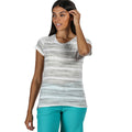 Blanc - Back - Regatta - T-shirt manches courtes LIMONITE - Femme