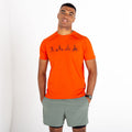 Orange foncé - Pack Shot - Dare 2B - T-shirt RIGHTEOUS - Homme