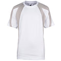 Blanc-Gris - Front - Rhino - T-shirt sport respirant - Garçon