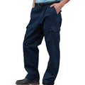 Bleu marine - Back - RTY - Pantalon cargo de travail - Homme