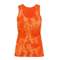 Orange camouflage - Front - Tri Dri Hexoflage - Débardeur sport - Femme
