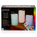 Multicolore - Front - Christmas Shop - Bougies à LED changeant de couleur