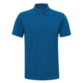 Bleu - noir - Front - Asquith & Fox - Polo TWISTED YARN - Homme