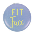 Bleu - jaune - Front - Something Different - Miroir compact FIT FACE
