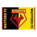 Noir - jaune- Rouge - Front - Watford FC - Drapeau du supporter