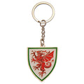Rouge - Blanc - Front - FA Wales - Porte-clés