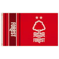 Rouge - Blanc - Front - Nottingham Forest FC - Drapeau