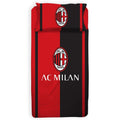 Rouge - noir - Front - AC Milan - Parure de lit