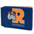 Bleu marine - orange - Front - Riverdale - Porte-cartes