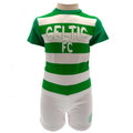 Blanc - vert - Front - Celtic FC - Ensemble t-shirt et short - Bébé