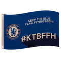 Bleu - Noir - Blanc - Front - Chelsea FC - Drapeau KEEP THE BLUE FLAG FLYING HIGH