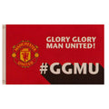 Rouge - Noir - Back - Manchester United FC - Drapeau GLORY GLORY MAN UNITED