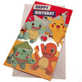 Multicolore - Front - Pokemon - Carte d'anniversaire