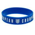 Bleu - Blanc - Front - England Lionesses - Bracelet en silicone EUROPEAN CHAMPIONS