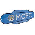 Bleu ciel - Blanc - Side - Manchester City FC - Pancarte suspendue