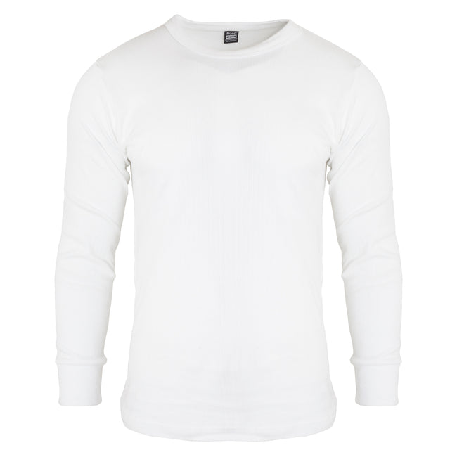 Blanc - Front - FLOSO - T-shirt thermique à manches longues - Homme